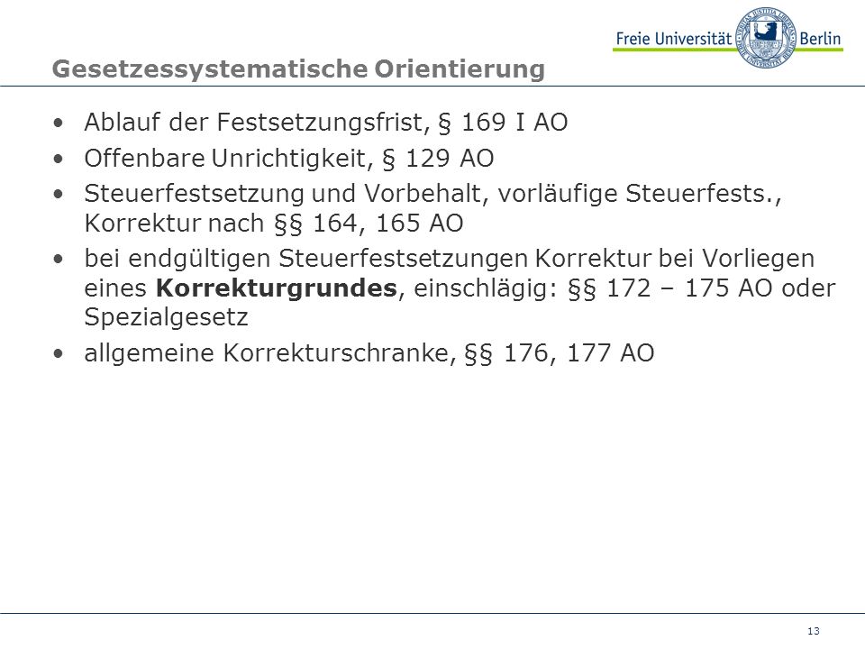 festsetzungsfrist ao festsetzungsfrist ao